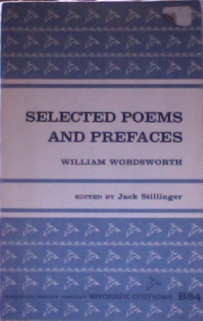 Selected Poems and Prefaces